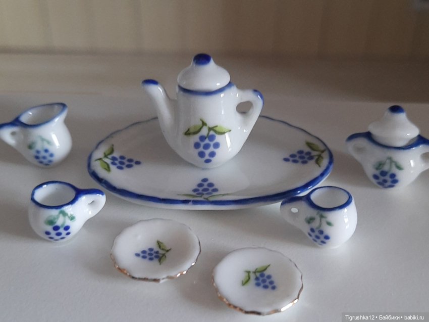 Чайный сервиз * — Посуда для кукол (фото 2)