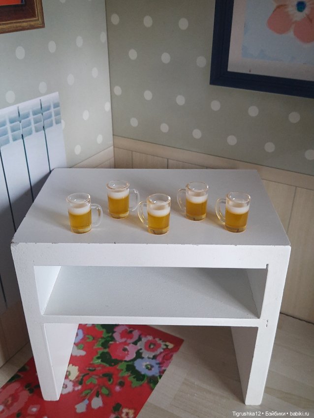 Кружки пива — Миниатюра для кукол (фото 5)