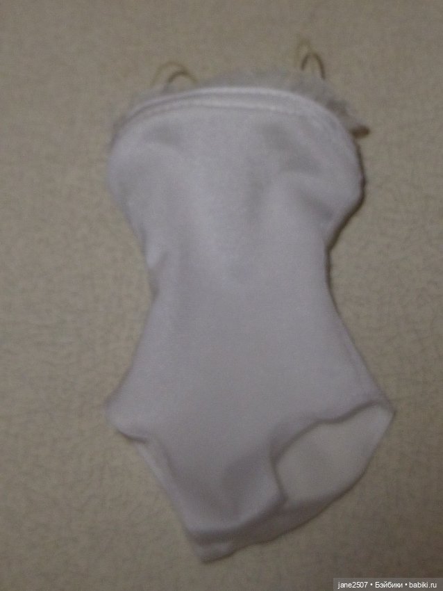 Белый купальник для кукол Тоннер 16 дюймов - от Tonner Nu Mood - новый (фото 2)