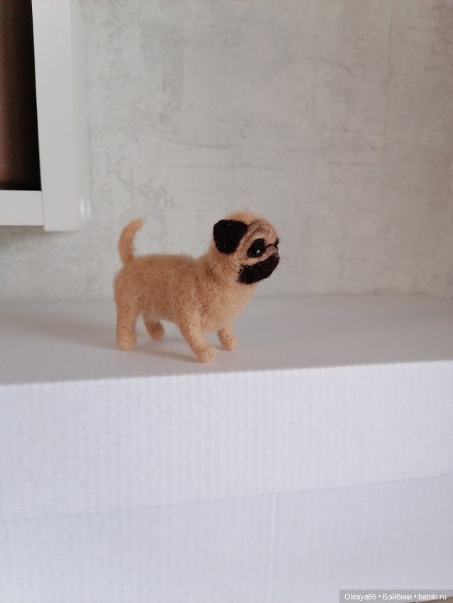 Собачка сухое воляние мопс (фото 3)