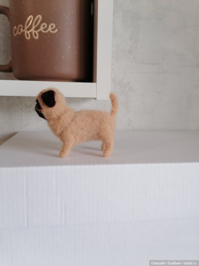 Собачка сухое воляние мопс (фото 4)