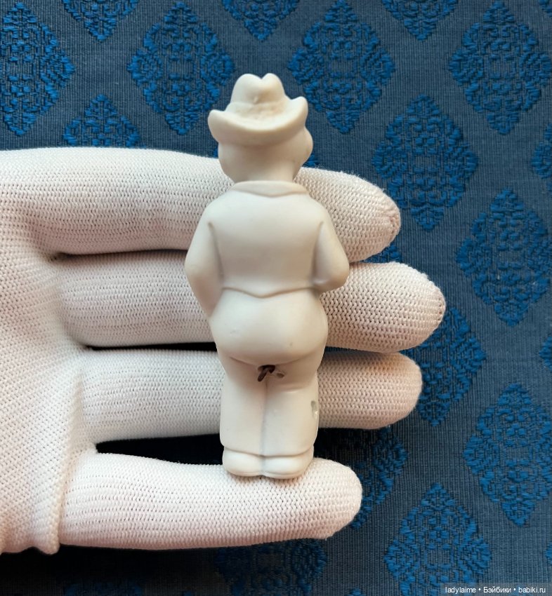 Антикварная фигурка с поворотной головой (ноддер) - 7,5 см (фото 4)