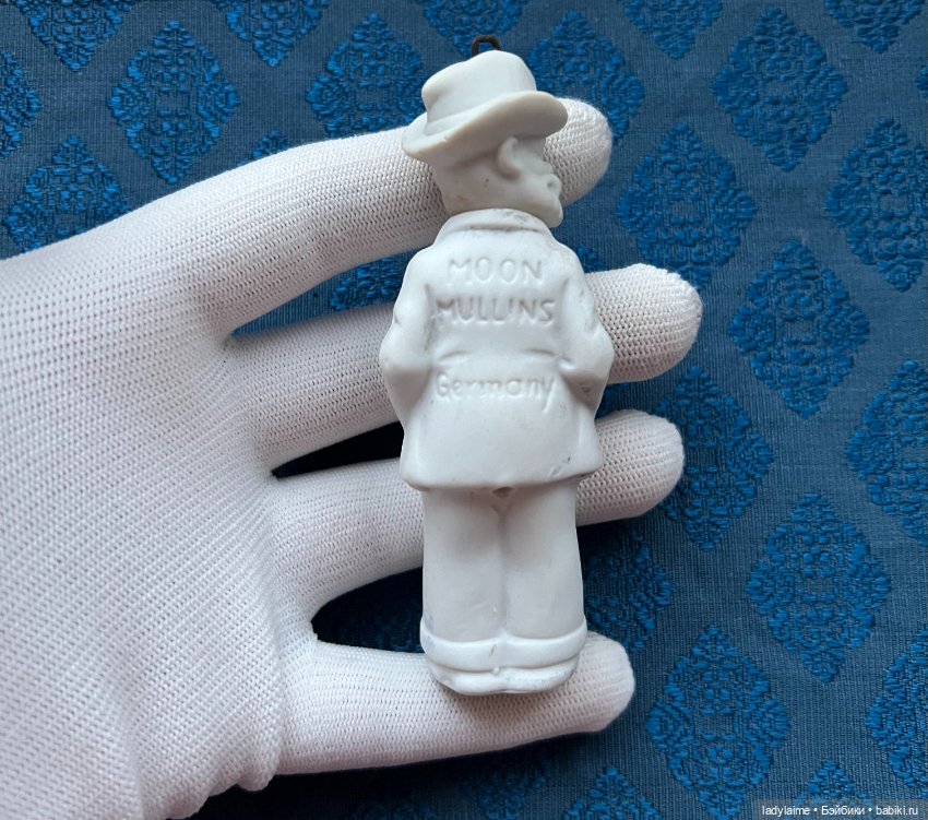 Антикварная фигурка с поворотной головой (ноддер) - 9,2 см (фото 3)