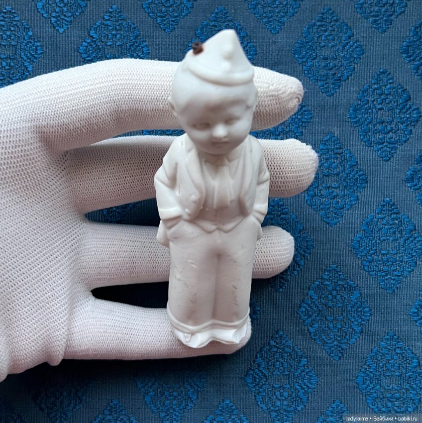 Антикварная фигурка с поворотной головой (ноддер) - 9,9 см (фото 2)