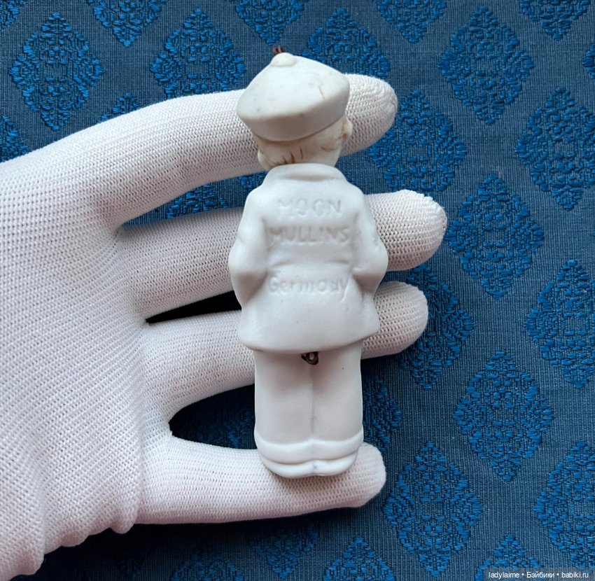 Антикварная фигурка с поворотной головой (ноддер) - 9,2 см (фото 3)