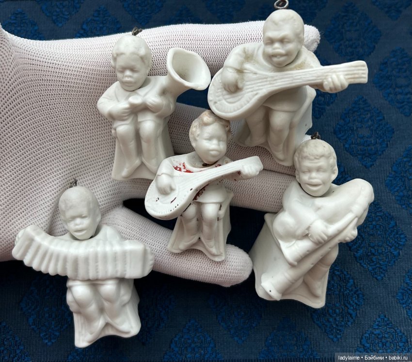 Квинтет Ноддеров! )) Фигурки с поворотной головой (ноддеры) - 5,4 - 6 см