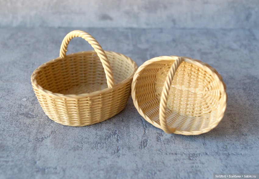 Кукольные корзинки №2 (масштаб 1:6) (фото 5)