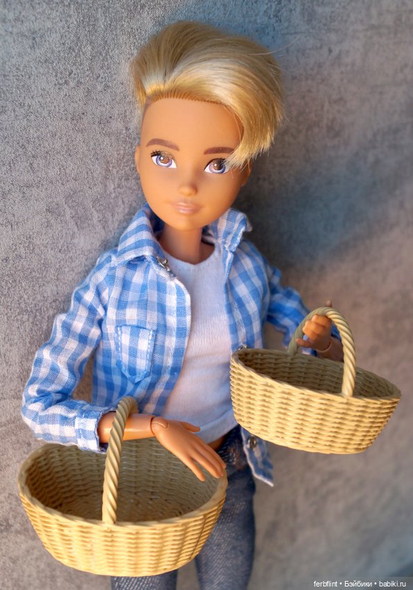 Кукольные корзинки №2 (масштаб 1:6) (фото 6)