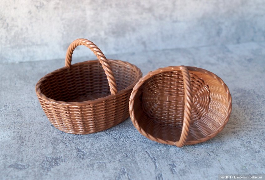 Кукольные корзинки №2 (масштаб 1:6) (фото 4)