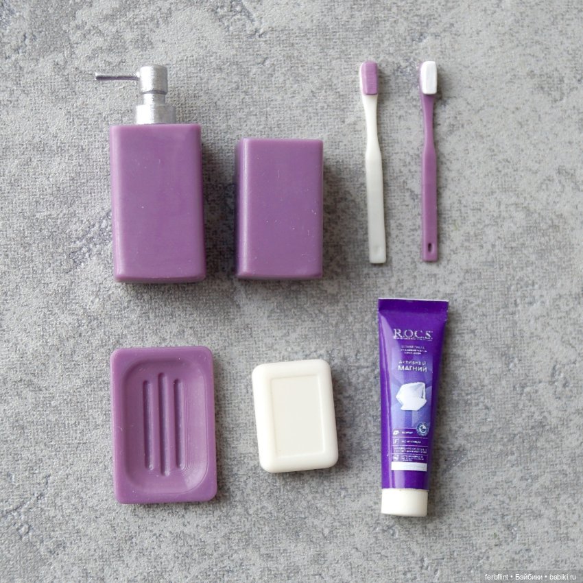 Малый ванный набор №1 (масштаб 1:6) (фото 5)