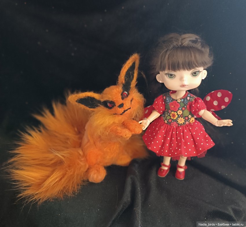 Маленький Курама — Авторские игрушки (фото 7)