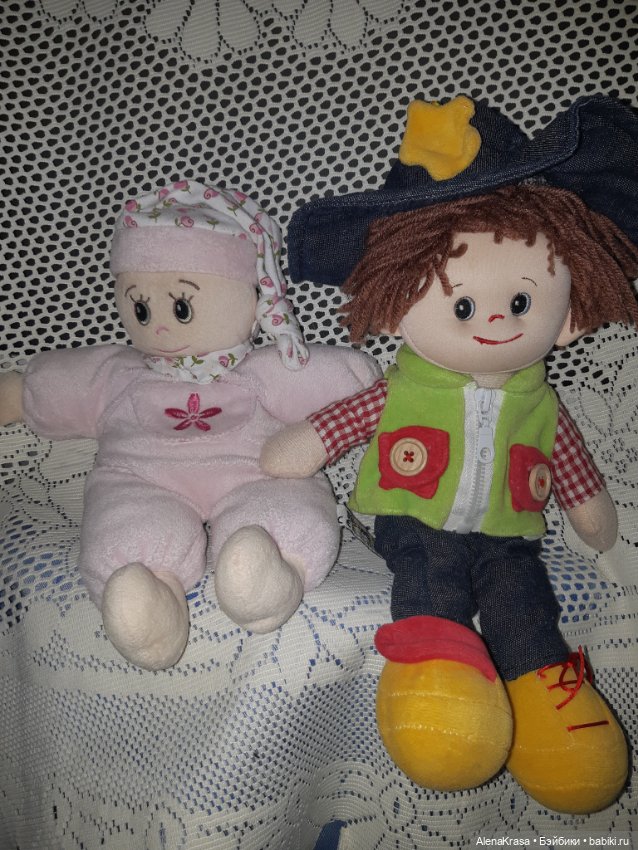 Мягкие куклы для сна и для развития моторики