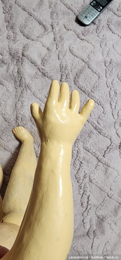 Антикварное тело для французской куклы, 45 см (фото 7)