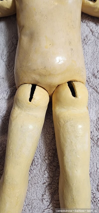 Антикварное тело для французской куклы, 45 см (фото 10)