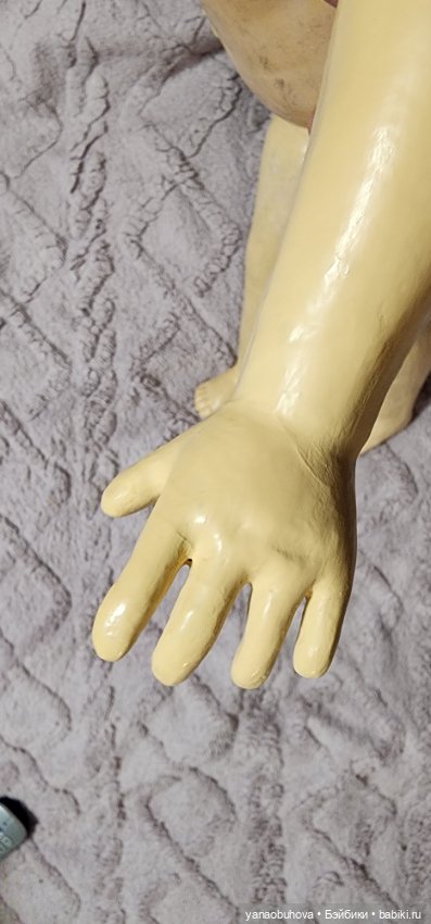 Антикварное тело для французской куклы, 45 см (фото 5)