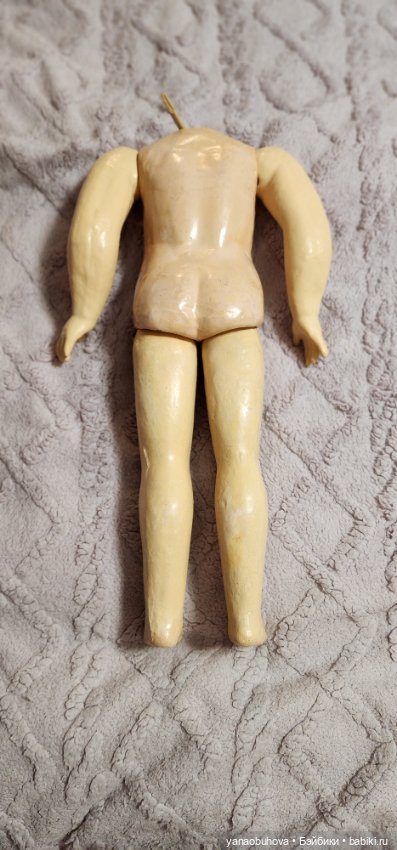 Антикварное тело для французской куклы, 45 см (фото 2)