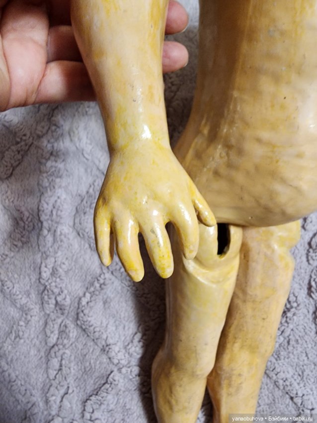 Антикварное французское тело 47 см (фото 5)