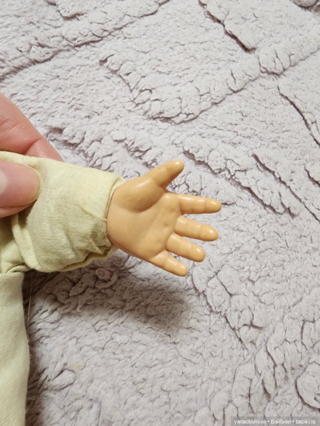 Антикварное тело для пупса в идеально новом состоянии, 20 см (фото 7)