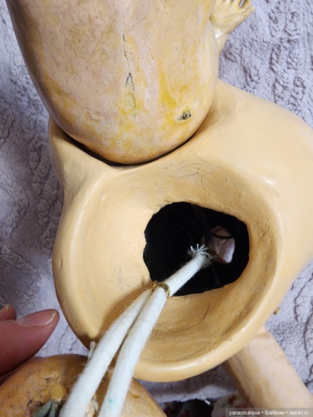 Антикварное французское тело 47 см