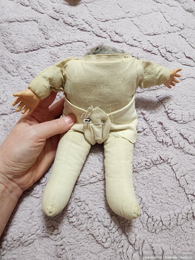 Антикварное тело для пупса в идеально новом состоянии, 20 см (фото 10)