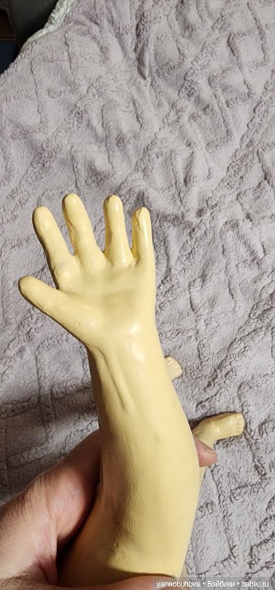 Антикварное тело для французской куклы, 45 см (фото 6)