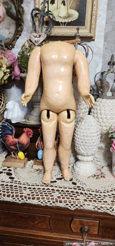 Антикварное французское тело 47 см