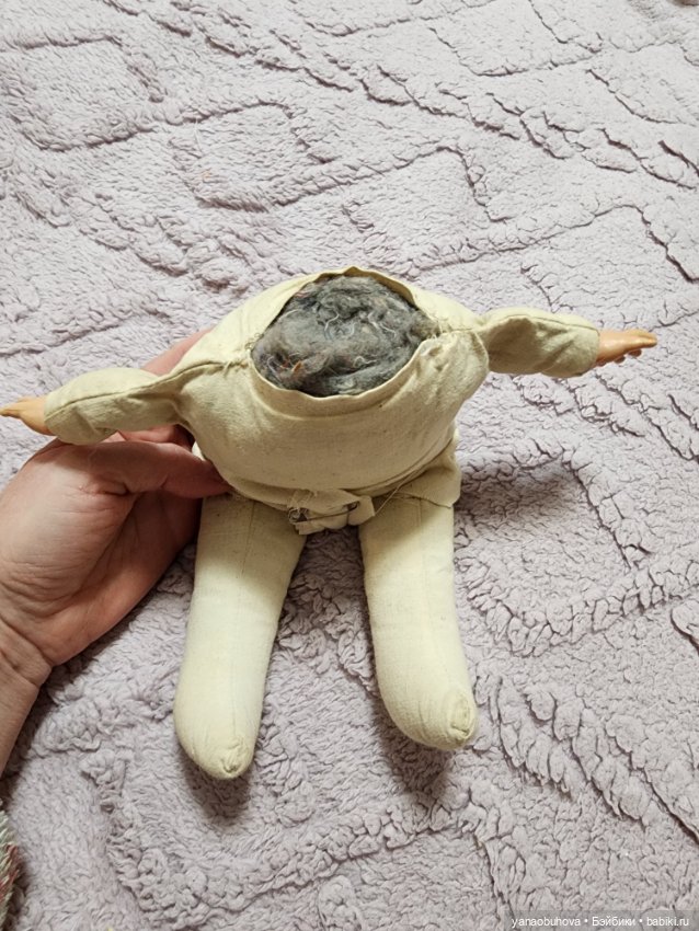 Антикварное тело для пупса в идеально новом состоянии, 20 см (фото 4)