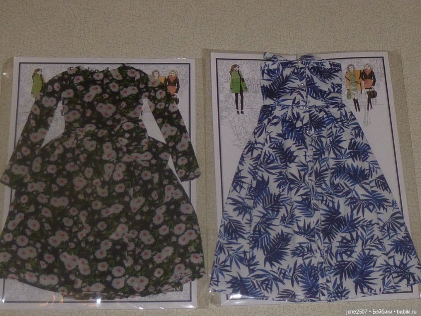 Платье и сарафан (одним лотом) для Fashion royalty, Барби, кукол 12 дюймов от Elenpriv (новые) (фото 2)