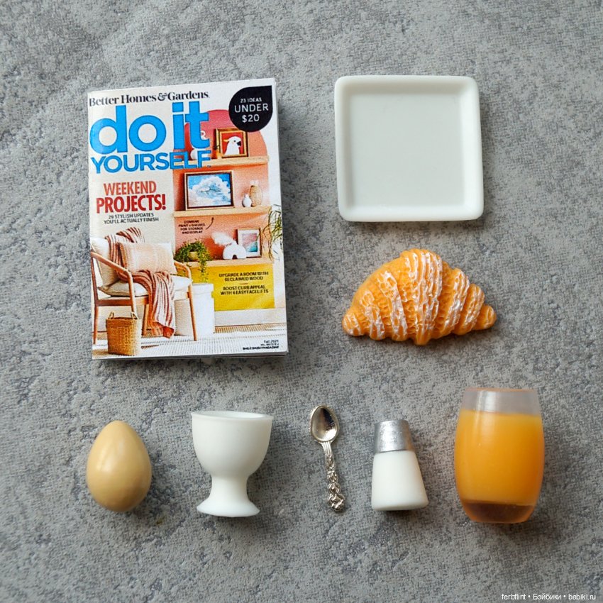 Набор для завтрака №7 (масштаб 1:6) (фото 2)