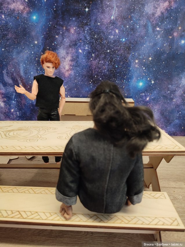 Стол, кресло и лавка в стиле нордов (викингов) (фото 3)