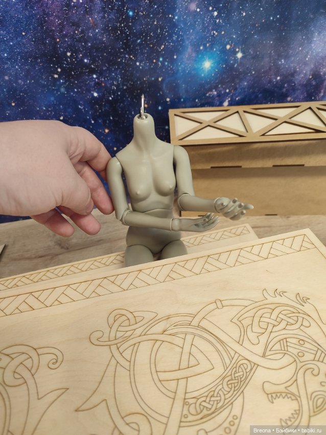 Стол, кресло и лавка в стиле нордов (викингов) (фото 6)