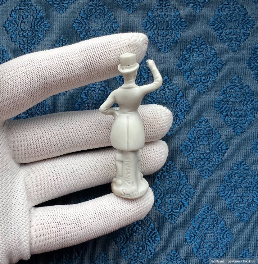 Антикварная фигурка - Укротитель тигров ))) - 6,2 см (фото 3)