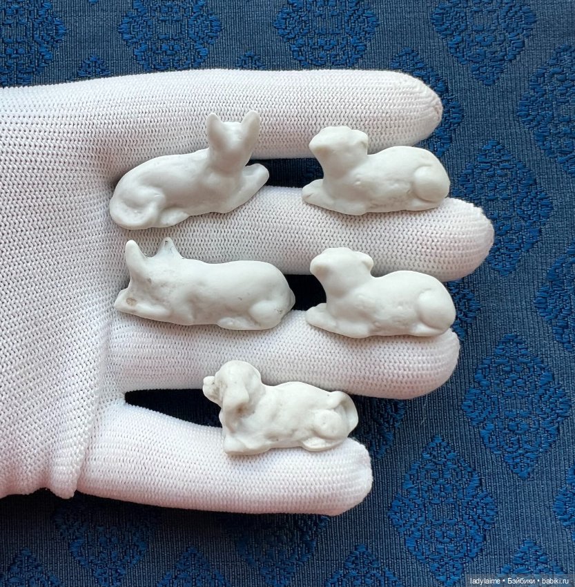 Антикварные фигурки Собачки №2 (фото 4)
