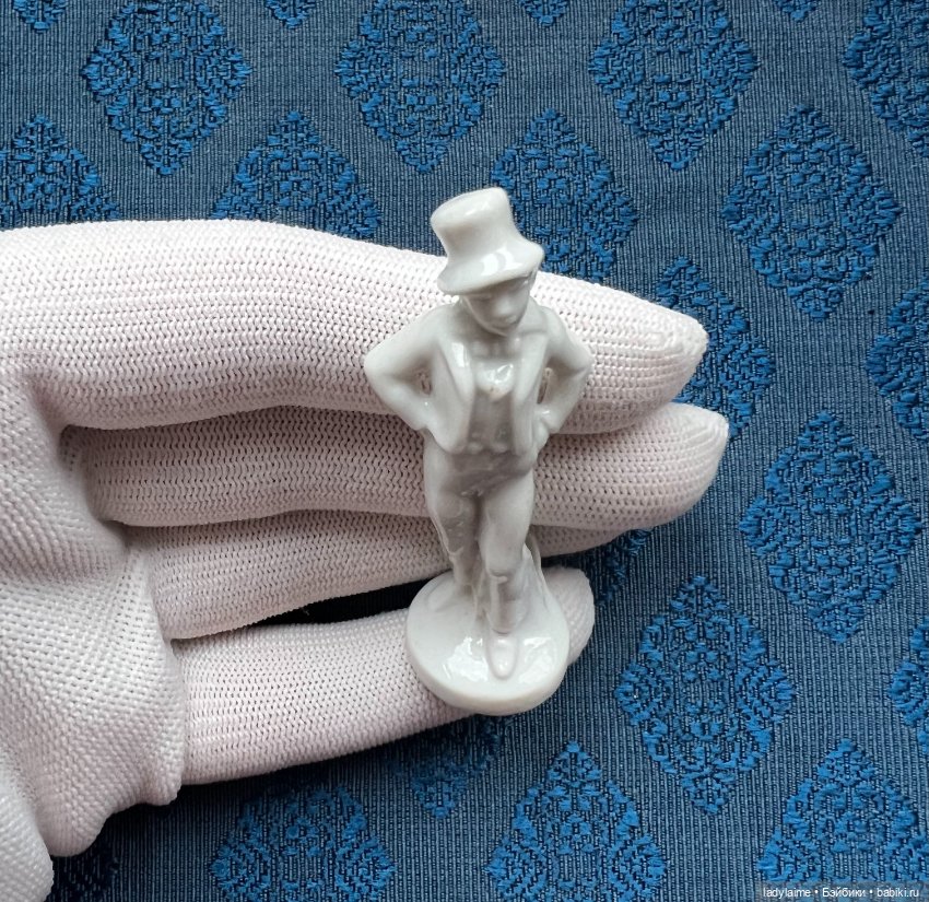 Антикварная фигурка - держатель для визитки (?) - 6,6 см (фото 4)