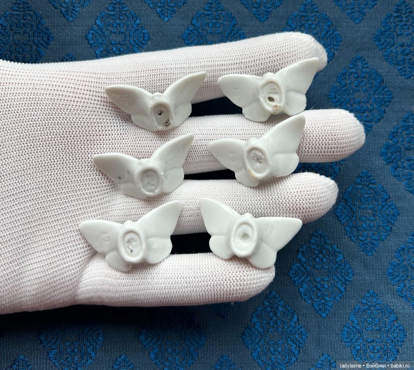 Антикварные фигурки - Барельефы Бабочки (фото 3)