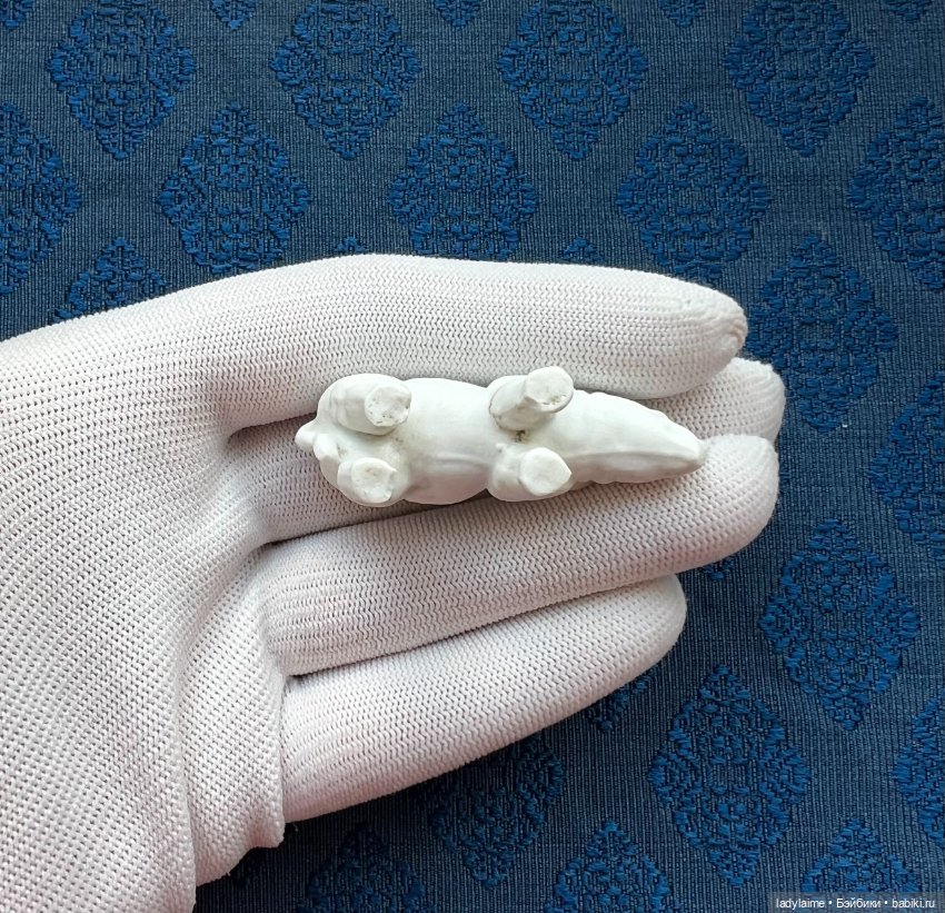 Антикварная фигурка Носорог - 5,5 см х 2,8 см (фото 3)