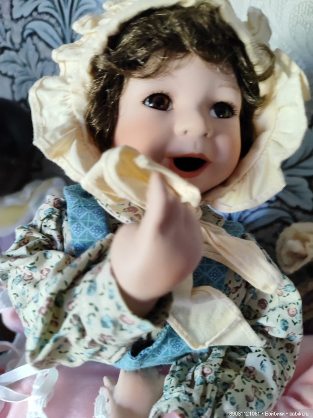 Кукла фарфоровая коллекционная (фото 7)