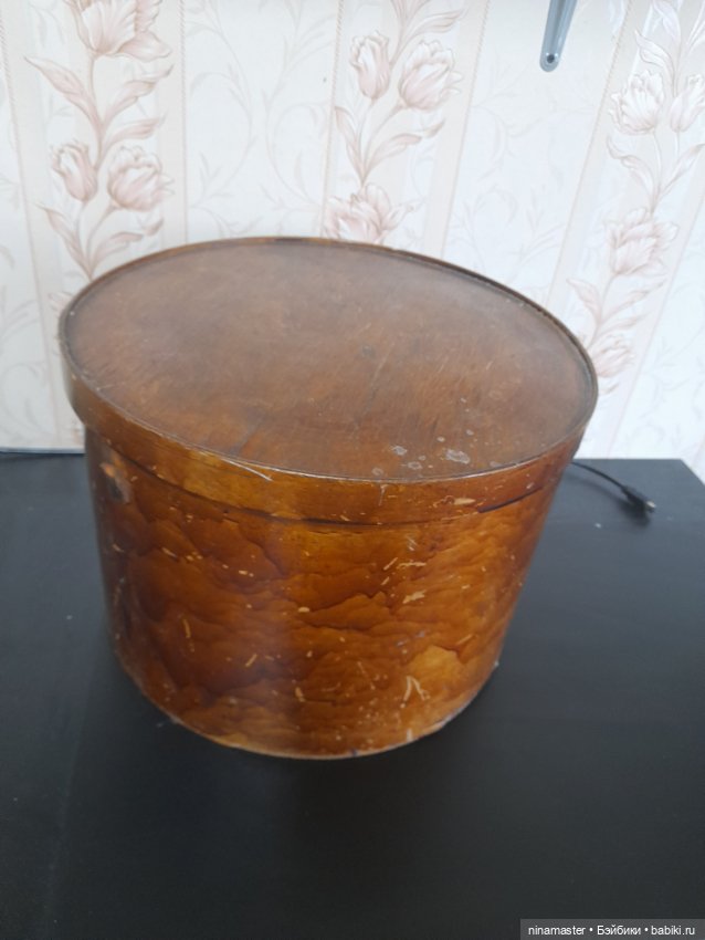 Шляпка коробка, антиквариат