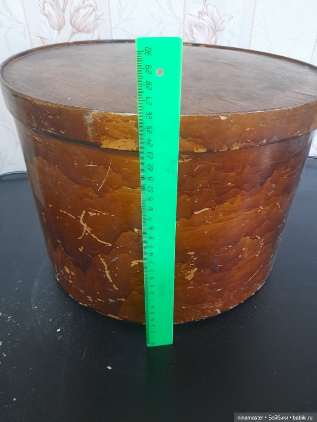 Шляпка коробка, антиквариат (фото 7)