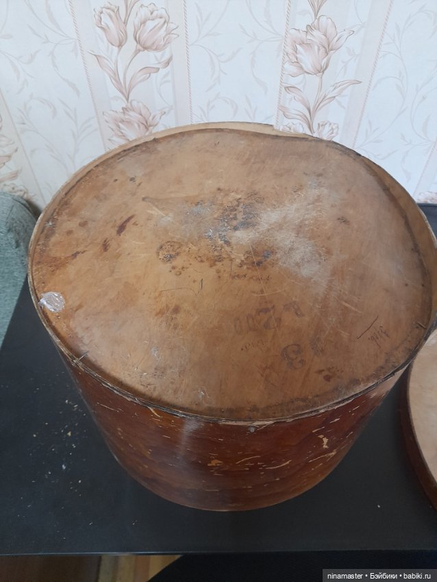 Шляпка коробка, антиквариат (фото 5)