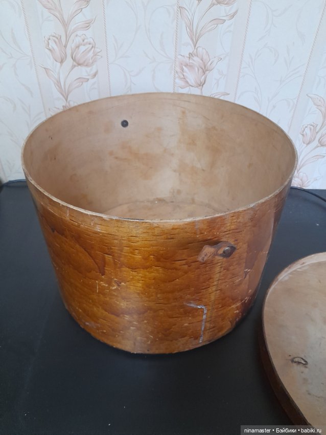 Шляпка коробка, антиквариат (фото 4)