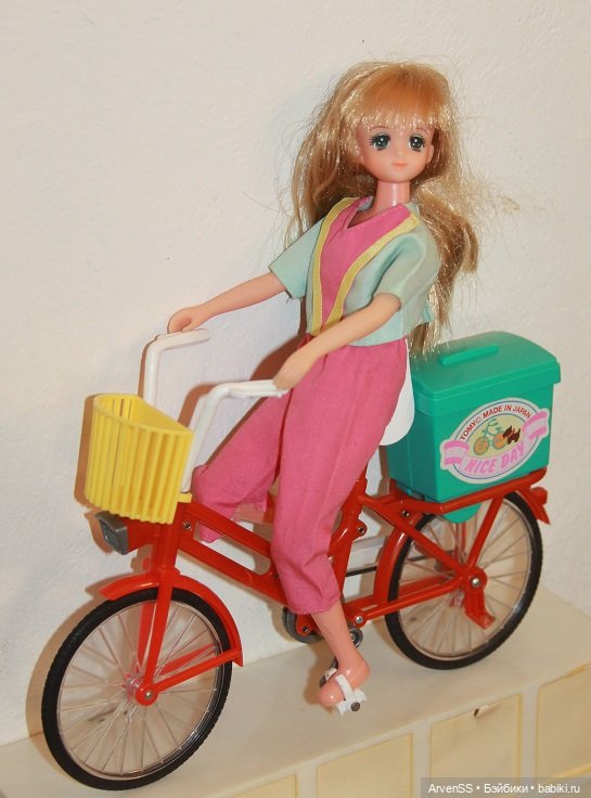 Редкая винтажная велосипедистка от Тому (фото 2)