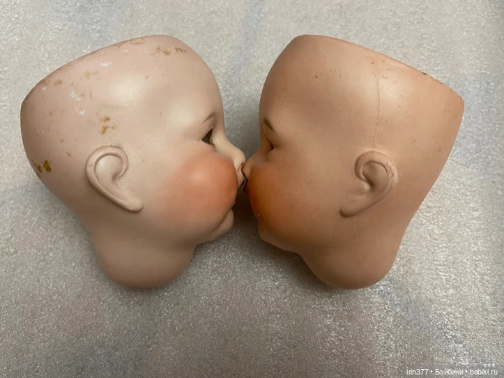 Французская характерная антикварная голова UNIS 251