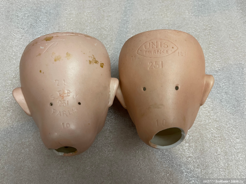 Французская характерная антикварная голова UNIS 251 (фото 10)