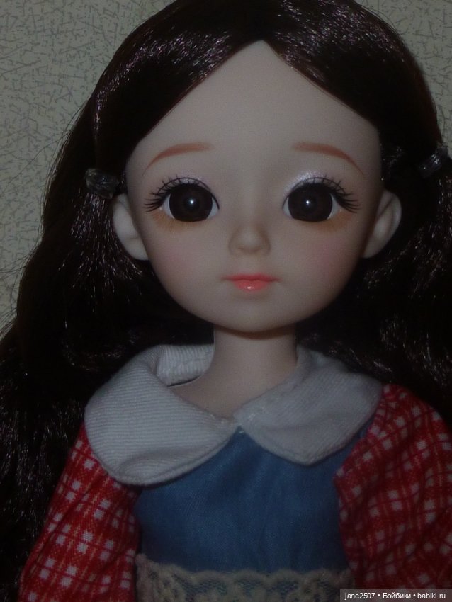 Шарнирная кукла типа БЖД 30 см (размер Барби, Момоко) - новая, в аутфите, обуви - полный комплект (фото 10)