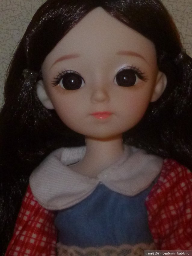 Шарнирная кукла типа БЖД 30 см (размер Барби, Момоко) - новая, в аутфите, обуви - полный комплект (фото 8)