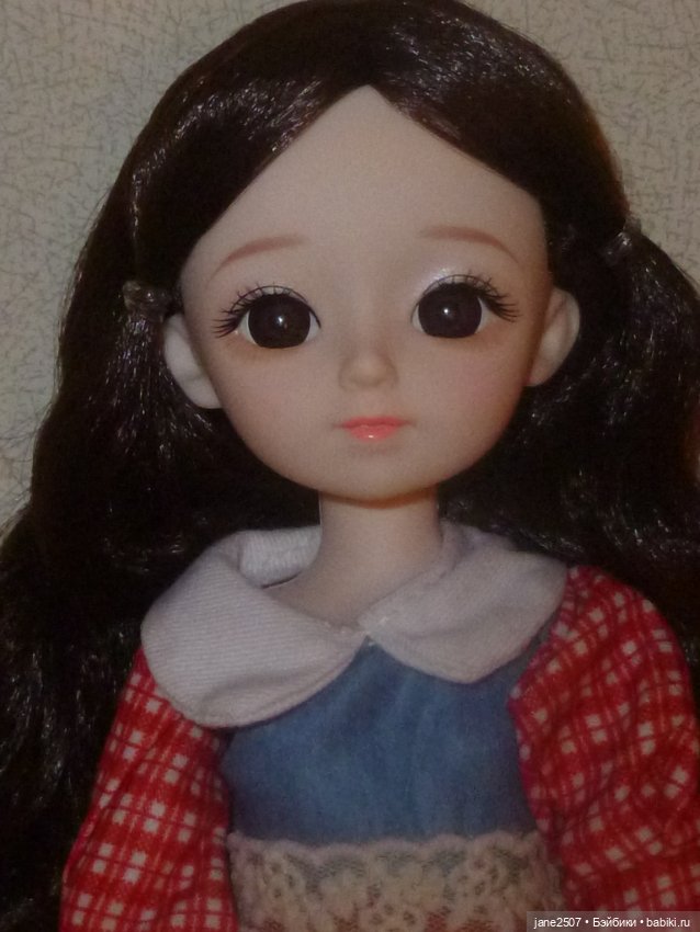 Шарнирная кукла типа БЖД 30 см (размер Барби, Момоко) - новая, в аутфите, обуви - полный комплект (фото 5)