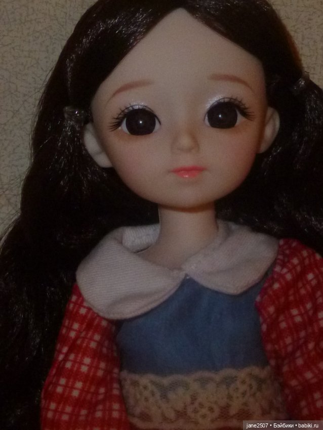 Шарнирная кукла типа БЖД 30 см (размер Барби, Момоко) - новая, в аутфите, обуви - полный комплект (фото 9)