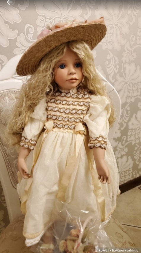 Gerlinde Sodergeld кукла фарфоровая коллекционная (фото 5)