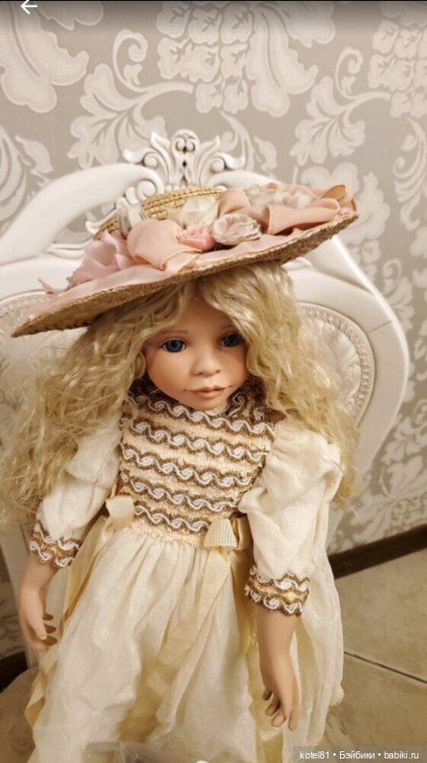 Gerlinde Sodergeld кукла фарфоровая коллекционная (фото 2)